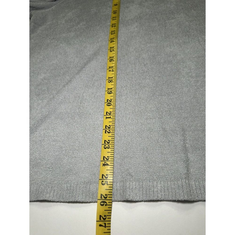 J JILL Grey sweater pullover size 1X Super Soft stretchy Comfy Casual - Picture 4 of 9